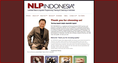 Desktop Screenshot of nlpindonesia.com