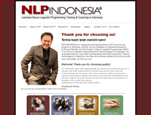 Tablet Screenshot of nlpindonesia.com